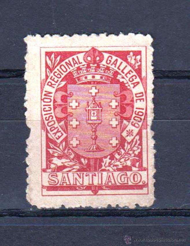 Sellos: SANTIAGO DE COMPOSTELA (LA CORU&Ntilde;A). - Foto 1