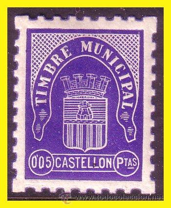 Briefmarken: Guerra Civil, Castell&oacute;n, FESOFI n&ordm; 62 * *