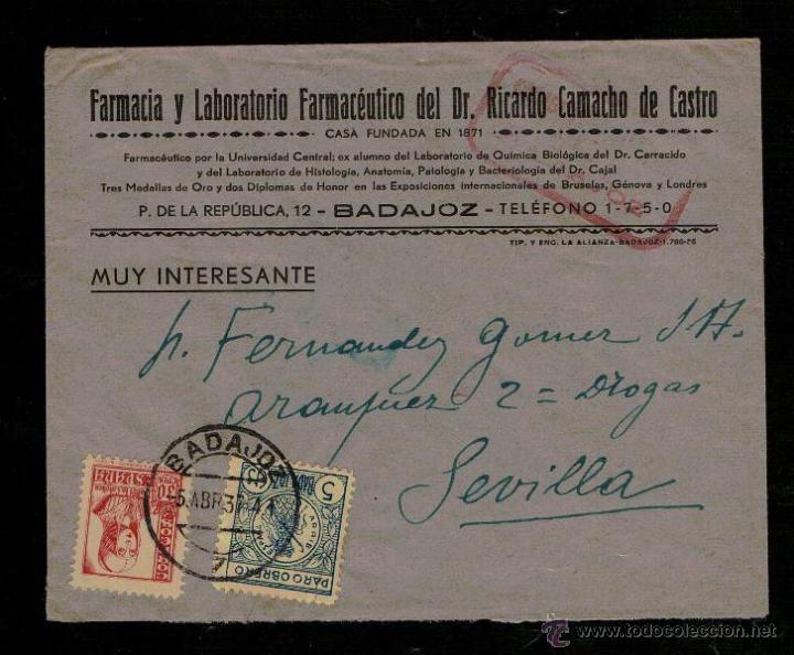 Sellos: 1937   BADAJOZ A SEVILLA - Foto 1