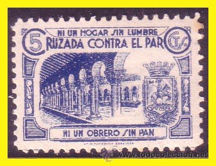 Briefmarken: Guerra Civil,  Huesca, FESOFI n&ordm; 2 * *