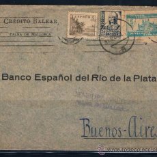 Sellos: 1937 PALMA DE MALLORCA A BUENOS AIRES