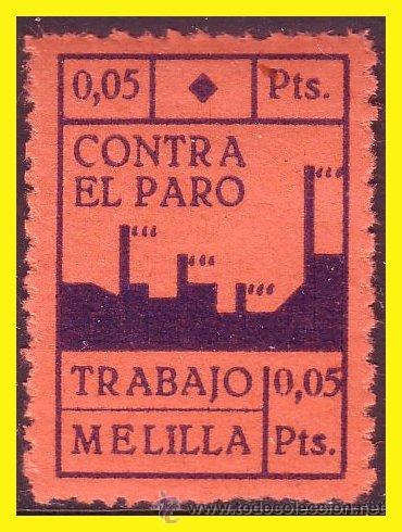 Briefmarken: MELILLA, Guerra Civil, FESOFI n&ordm; 13 * *