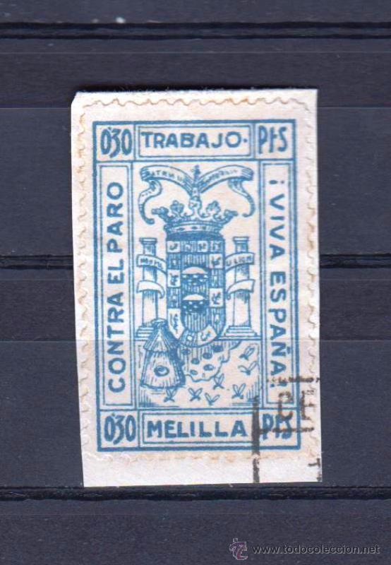 Sellos: MELILLA. ALLEPUZ 9 USADO - Foto 1