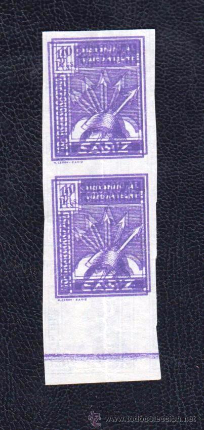 Sellos: CADIZ. G&Aacute;LVEZ 174AS+SOF 114SD * - Foto 1