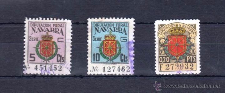 Sellos: NAVARRA.   LOTE DE CONJUNTO - Foto 1