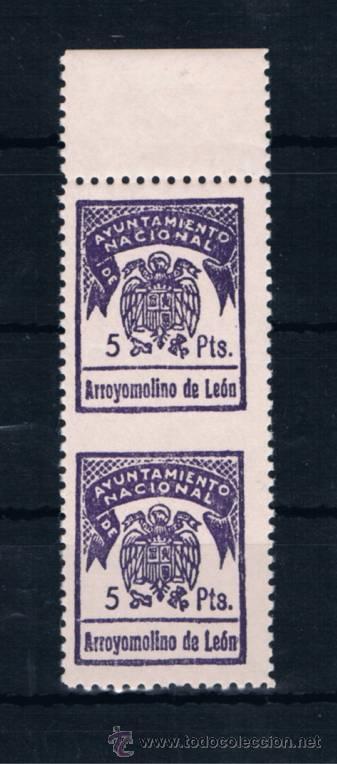 Sellos: ARROYO DE LEON (HUELVA) 5 PTAS - Foto 1