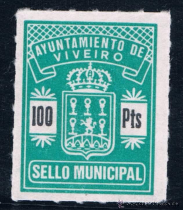 Sellos: VIVEIRO (LUGO)  NO CATALOGADO - Foto 1