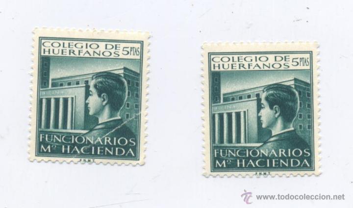 Briefmarken: COLEGIO DE HUERFANOS-FUNCIONARIOS DE HACIENDA- 5 PESETAS-NUEVOS