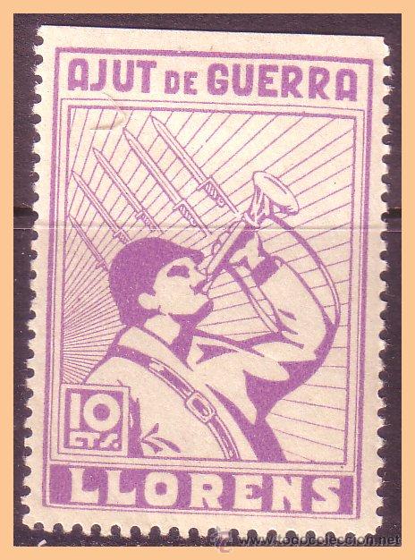 Stamps: Llorens TARRAGONA, Guerra Civil  FESOFI n&ordm; 2 *