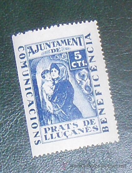 Sellos: PRATS DE LLUCANES, 5 CTS. - Foto 1