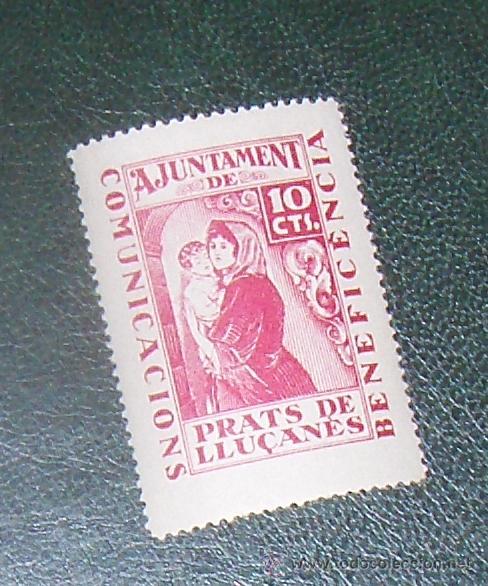Sellos: PRATS DE LLUCANES, 10 CTS. - Foto 1