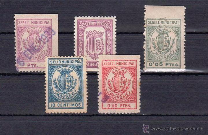 Sellos: MATARO (BARCELONA).  LOTE DE CONJUNTO - Foto 1