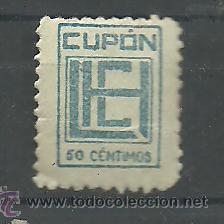 Sellos: F4-8 - Cup&oacute;n LHC - 50 centimos - Gris - Foto 1