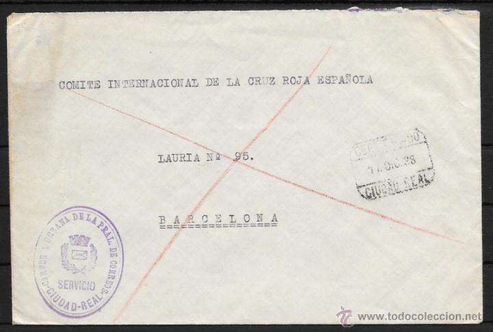 Sellos: 1938. CIUDAD REAL A BARCELONA - Foto 1