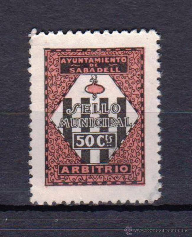 Sellos: SABADELL (BARCELONA). NO CATALOGADO. - Foto 1