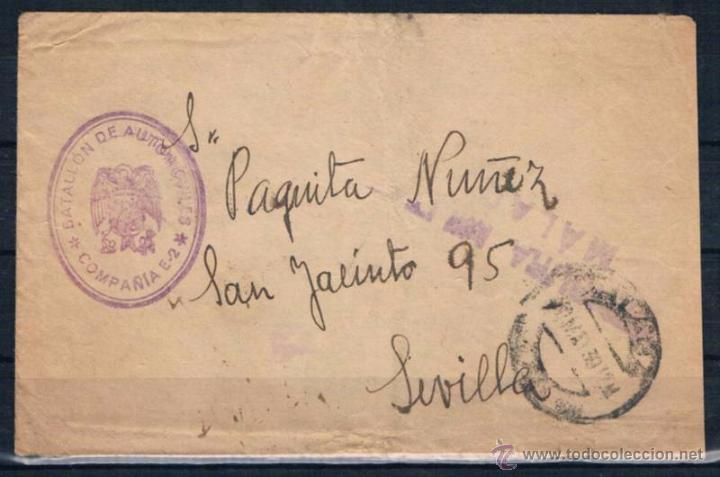 Sellos: 1939.- M&Aacute;LAGA A SEVILLA - Foto 1
