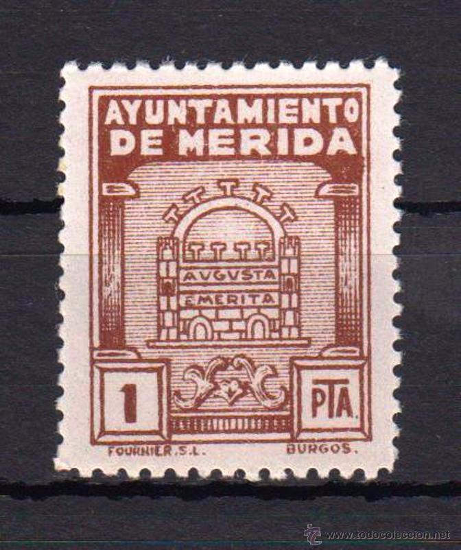 Sellos: MERIDA (BADAJOZ). NO CATALOGADO - Foto 1