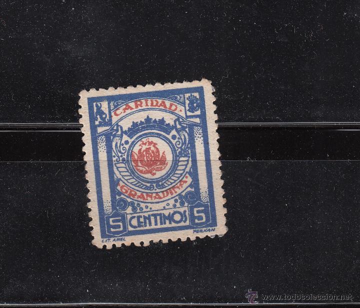 Selos: CARIDAD GRANADINA. 5 CTS.