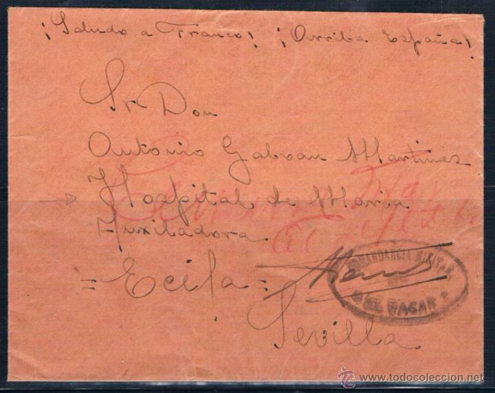 Sellos: CARTA CIRCULADA A SEVILLA - Foto 1
