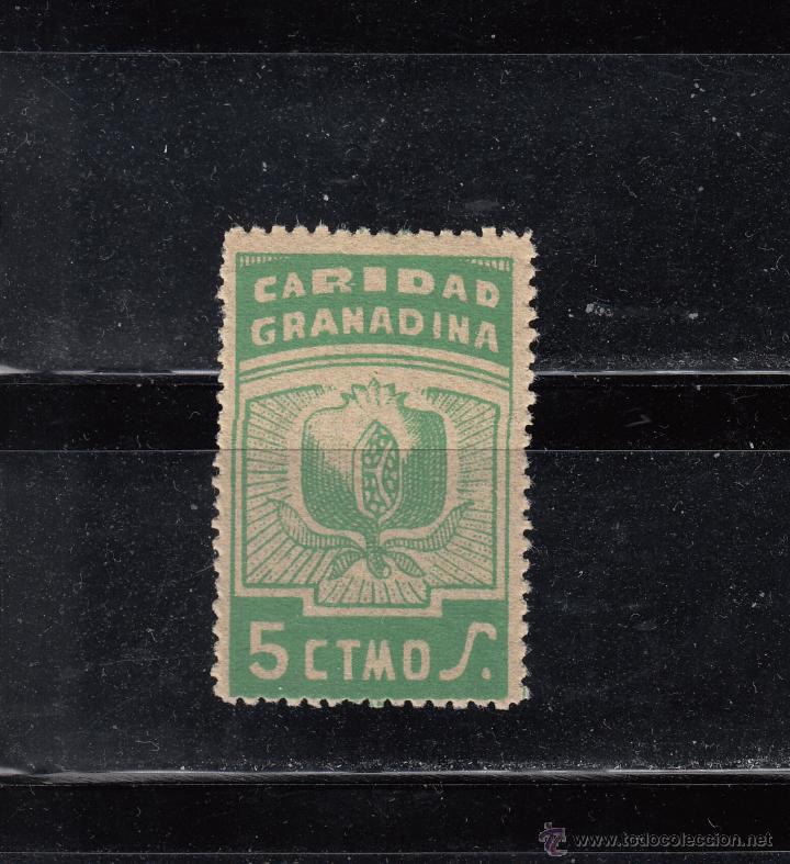 Selos: CARIDAD GRANADINA. 5 CTS.