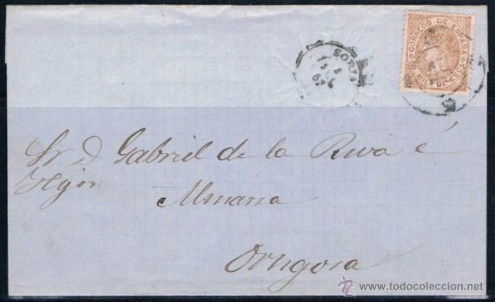 Sellos: 1867.- SORIA A ORTIGOSA - Foto 1