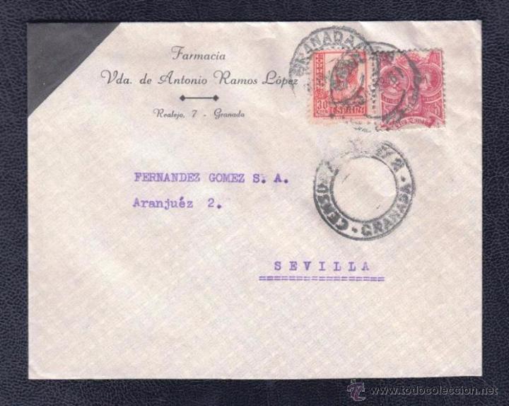 Sellos: 1936.- GRANADA A SEVILLA - Foto 1