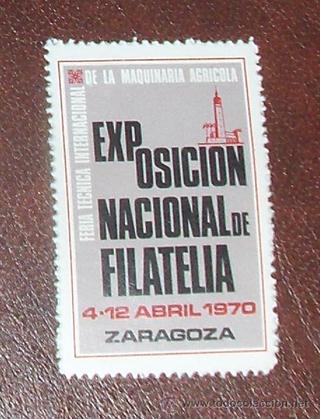 Selos: ZARAGOZA, EXPOSICION NACIONAL DE FILATELIA 1970.