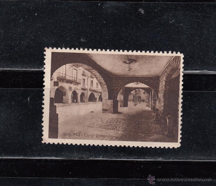 Sellos: GERONA. CASAS PORTICADAS - Foto 1