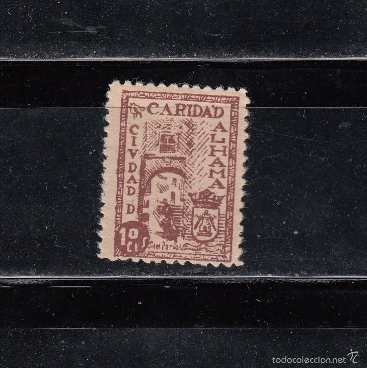 Briefmarken: CIUDAD DE ALHAMA. CARIDAD. 10 CTS.