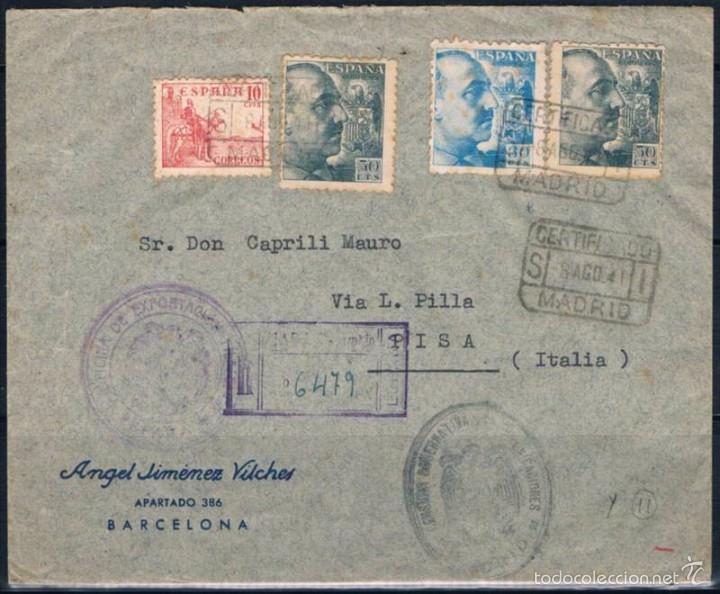 Sellos: MADRID A PISA (ITALIA) - Foto 1