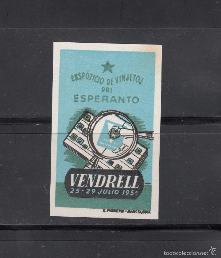 Sellos: EL VENDRELL. EXPO DE VI&Ntilde;ETAS DE ESPERANTO - Foto 1