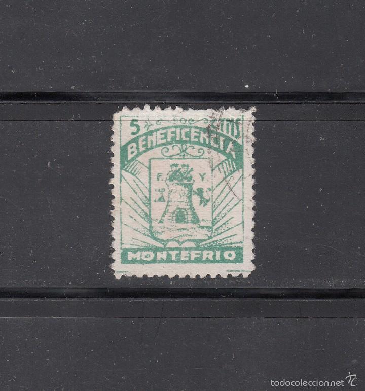 Sellos: MONTEFRIO. BENEFICENCIA. 5 CTS. - Foto 1