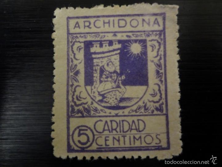 Stamps: SELLO 5 CTS CARIDAD ARCHIDONA