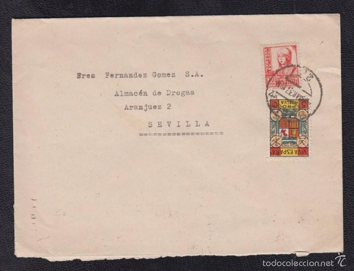 Sellos: 1937.- HUELVA A SEVILLA - Foto 1