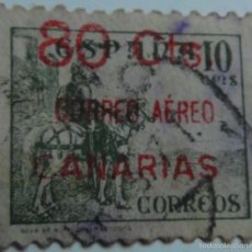 Sellos: SELLO ESPAÑA. EL CID. CANARIAS. 5 + 0,80 CTS. 1936-1939. GUERRA CIVIL ESPAÑOLA. BURGOS. Lote 57389687