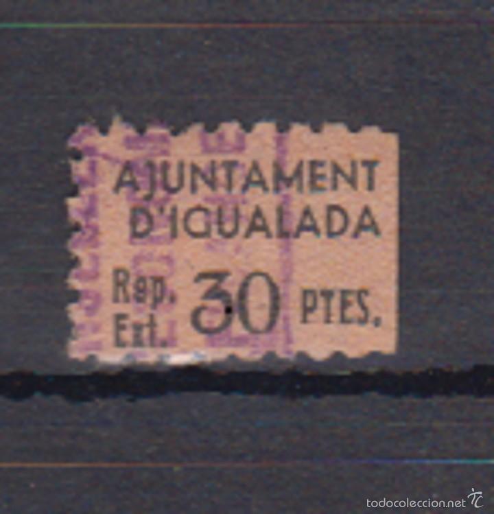 Sellos: IGUALADA (BARCELONA).   NO CATALOGADO - Foto 1