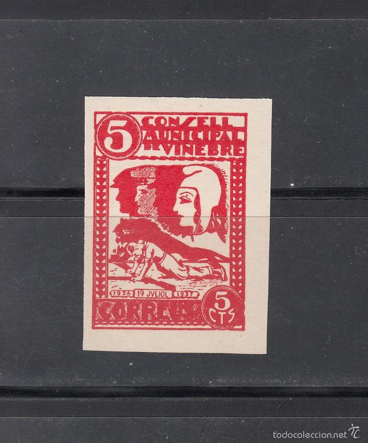 Selos: CONSELL MUNICIPAL DE VINEBRE. 5 CTS.