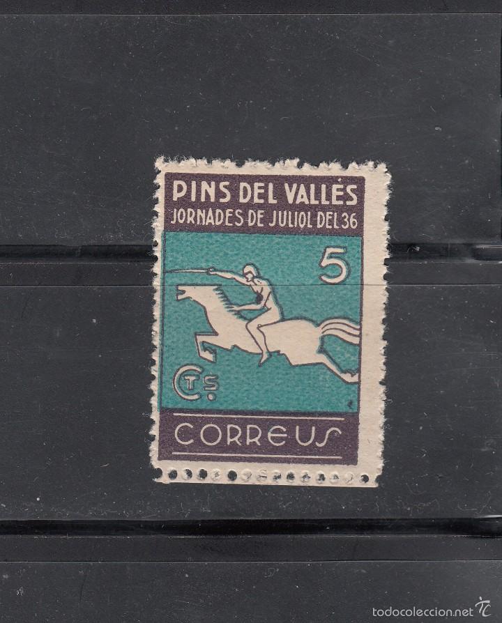 Stamps: PINS DEL VALLES. JORNADES DE JULIOLDEL 36. 5 CTS.