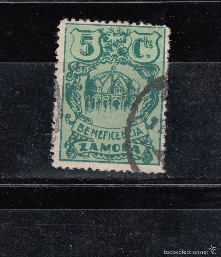 Briefmarken: ZAMORA. BENEFICENCIA. 5 CTS.