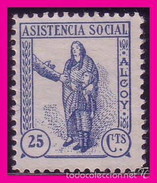 Briefmarken: Alicante, ALCOY Guerra Civil,  FESOFI n&ordm; 3 (*)