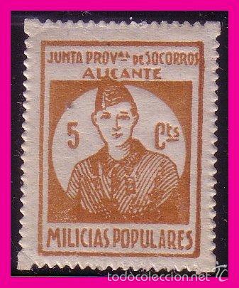 Briefmarken: Alicante, Guerra Civil,  FESOFI n&ordm; 5a * *