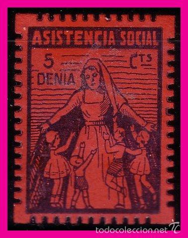 Briefmarken: Alicante, DENIA Guerra Civil,  FESOFI n&ordm; 20 *