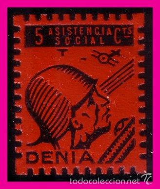 Stamps: Alicante, DENIA Guerra Civil,  FESOFI n&ordm; 5 * *