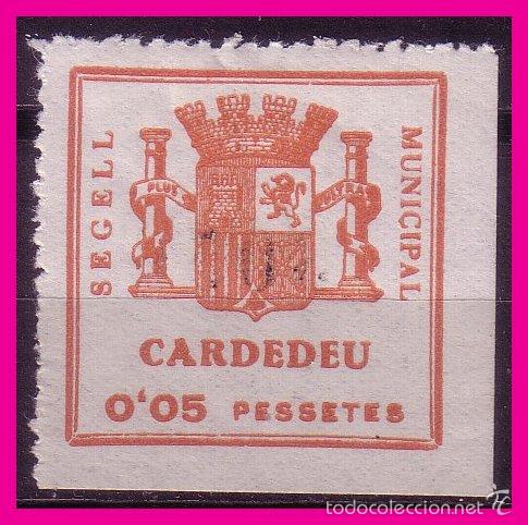 Stamps: BARCELONA Cardedeu, Guerra Civil  FESOFI n&ordm; 3 *