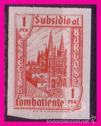 Stamps: BURGOS, Guerra Civil  FESOFI n&ordm; 13s * *
