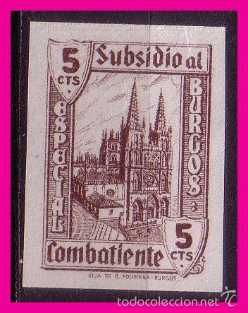 Stamps: BURGOS, Guerra Civil  FESOFI n&ordm; 10s * *