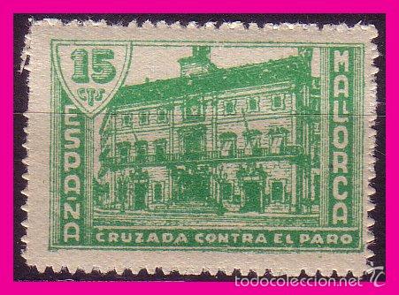 Stamps: Baleares MALLORCA, Guerra Civil  FESOFI n&ordm; 52a * *
