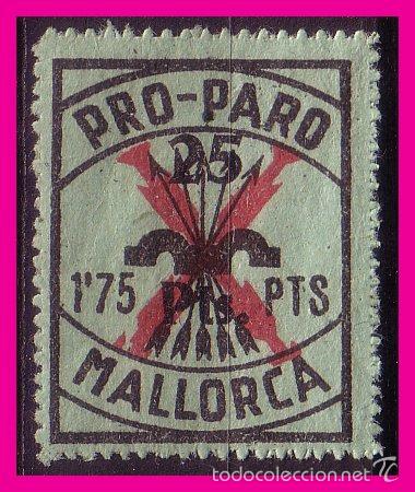Stamps: Baleares MALLORCA, Guerra Civil  FESOFI n&ordm; 34 * *