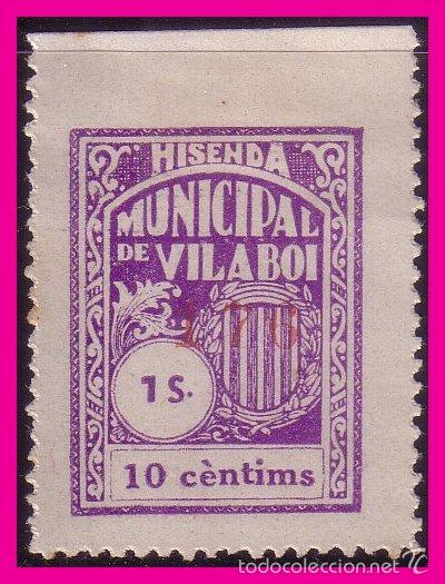 Briefmarken: BARCELONA Vilaboi, Guerra Civil  FESOFI n&ordm; 6 *