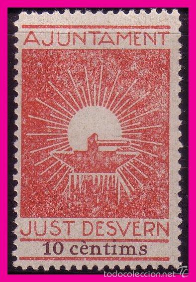 Stamps: BARCELONA Sant Just Desvern, Guerra Civil  FESOFI n&ordm; 10 *
